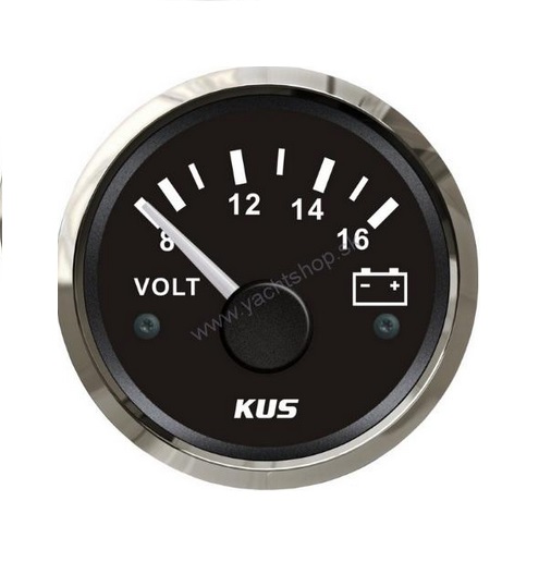 KUS voltmeter 16-32V - čierny