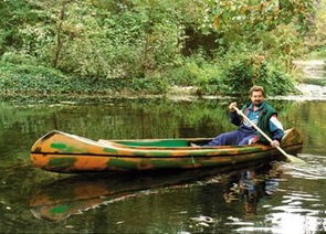 AQUA SYBB Turistické kánoe TC-02 dvojmiestne - 450x80x40cm