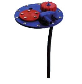 Kontrolný kryt na benzínovú nádrž