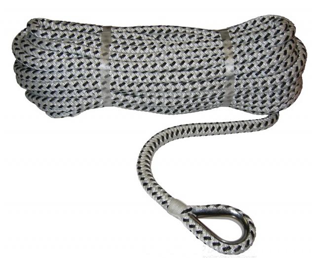 Kotevné lano s očnicou 30 m, Φ 10 mm