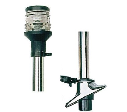 Kotevné svetlo s odnímateľným stožiarom a držiakom vlajky 60 cm