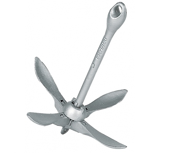 Kotva skladacia štvorramenná pozinkovaná 1,5 kg