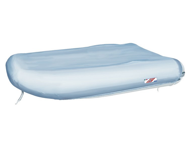 Krycia plachta na nafukovacie člny 430-450 cm, šedá