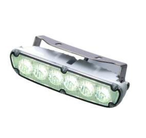 LED palubné osvetlenie 6 x 1W - biele