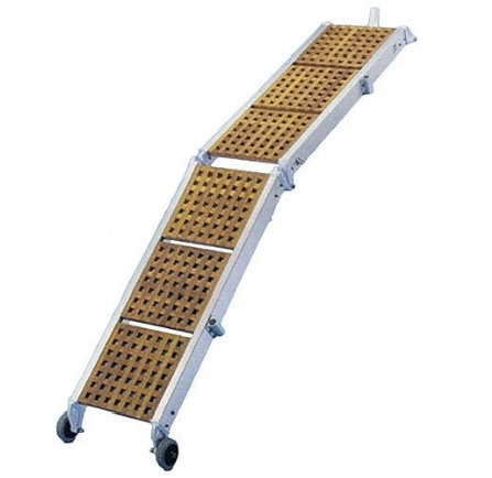 Lávka sladacia hliníková s dreveným roštom 190 cm