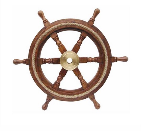 Lodné kormidlo Ø 45 cm s lankom