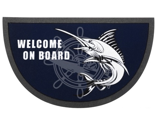 Lodná rohožka s motívom ryby 400 x 680 mm