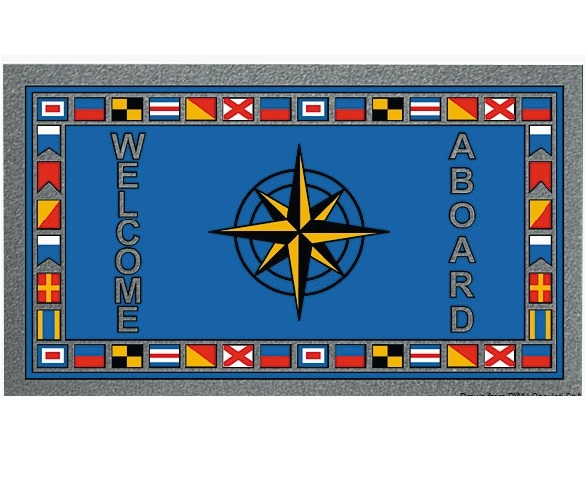 Lodná rohožka s motívom svetových strán 400 x 680 mm