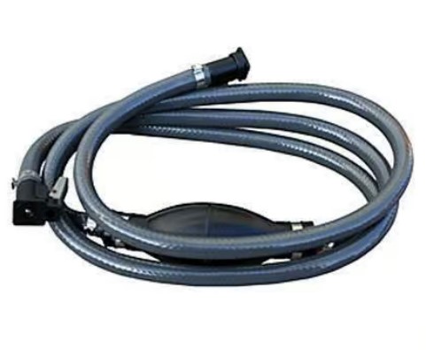 Benzínová hadica s ručnou pumpou a prípojkami pre MERCURY