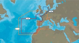 Mapa: 2, West European Coasts