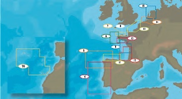 Mapa: 4, Portugal Coasts