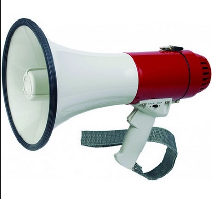Megafón so sirénou