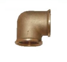 Mosadzné koleno 90º s vnútor.  závitom