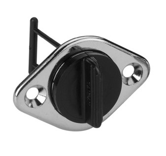 Pochrómovaná mosadzná vypúšťacia zátka