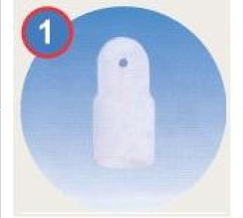 Náhradný prvok - koncovka bimini na rúru s dierou (ks)