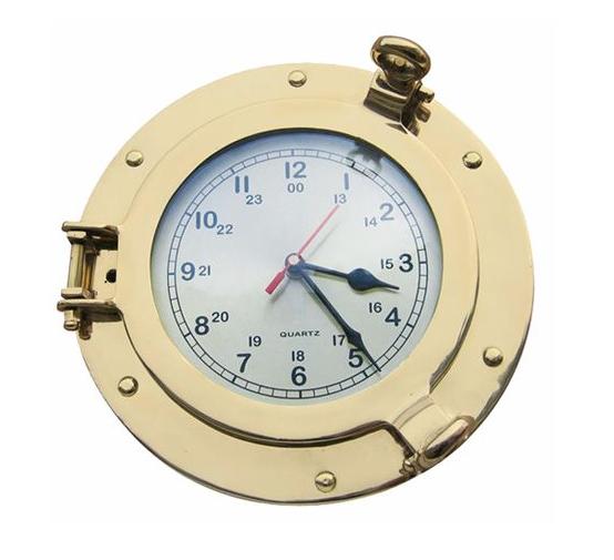 Nástenné hodiny - lodné okno Φ 14 / 23 cm