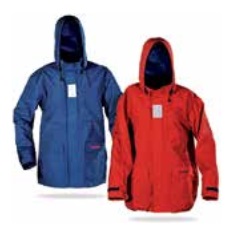 Nepremokavá bunda na plachtenie COSTAL- modrá -S
