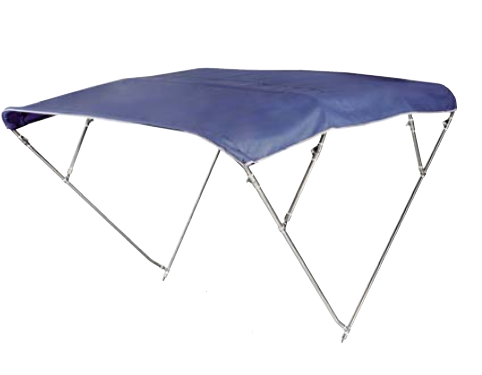 DEPTH Bimini 4 ramenné modré - nerez, šírka 180/190 cm