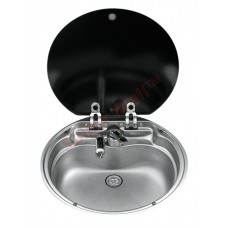 Nerezový drez s krytom