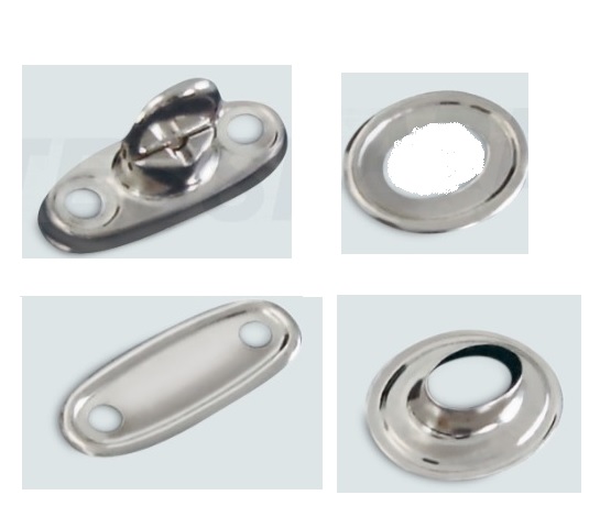 Očko na plachtu pochrómované