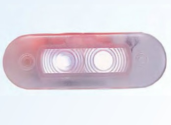 Oválne LED vstavané svetlo