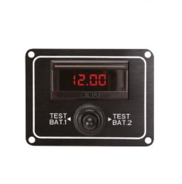 Panel s digitálnym voltmetrom