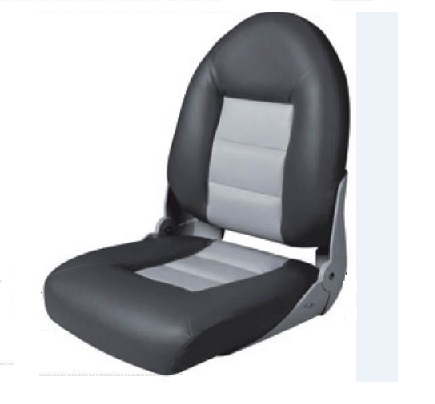 Polstrované sedadlo HIGH BACK -sivo -antrazitové