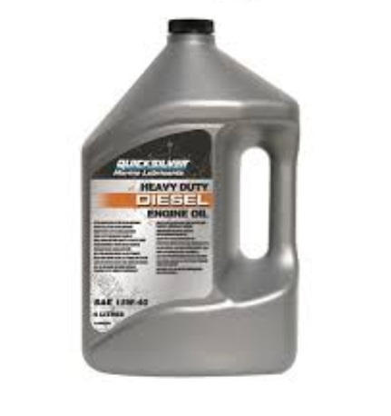 QUICKSILVER motor. olej pre dieselové lodné motory SAE 15W-40 4L