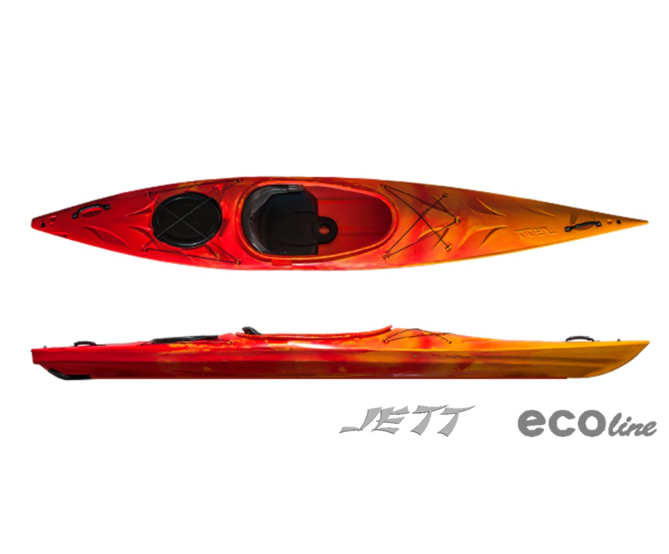 ROTEKO JETT ECOline turistický plastový kajak