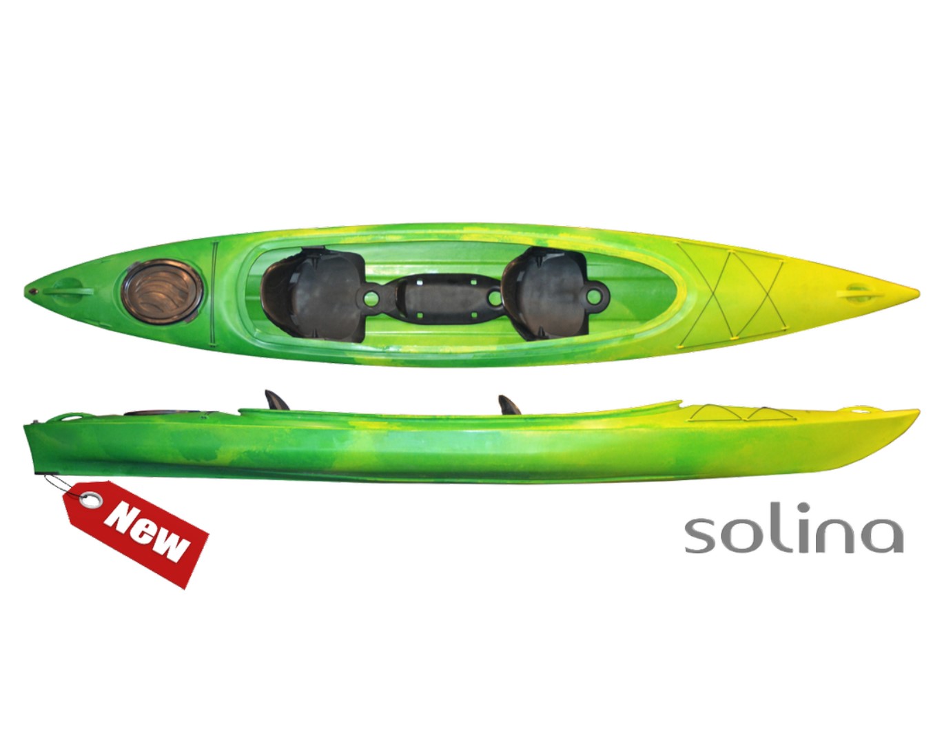 ROTEKO SOLINA turistický plastový kajak / kanoe