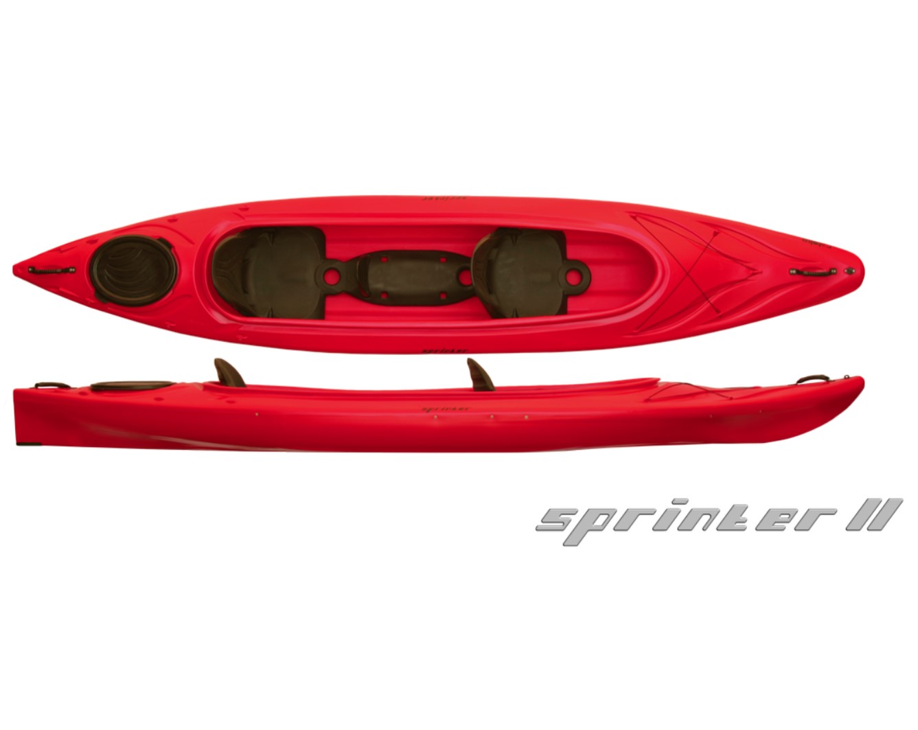 ROTEKO SPRINTER II turistický plastový kajak / kanoe dvojmiestny