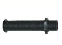 Rúrka 70 mm z čierneho plastu s prírubou a poistnou maticou