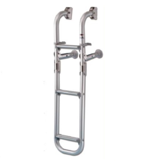 Rebrík z hliníka pre nafukovacie člny - 2+1 schodíky