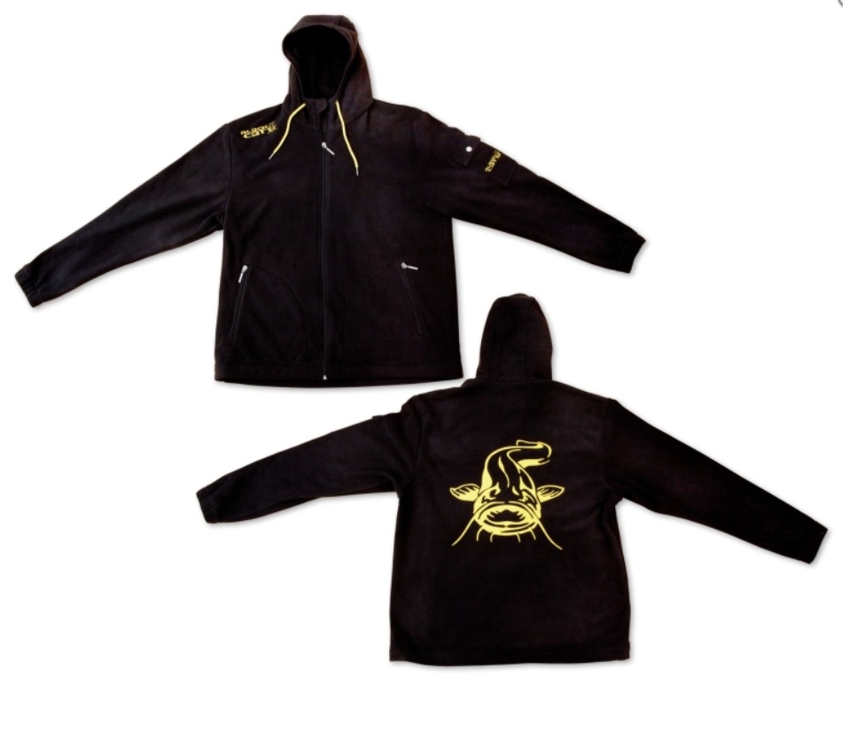 Rybárska flisová mikina Black Cat