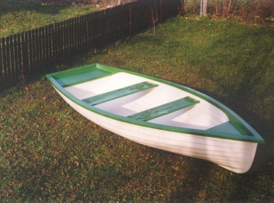 AQUA SYBB Rybársky čln HCS-04B s jednou ľavičkou - 390x140x55cm