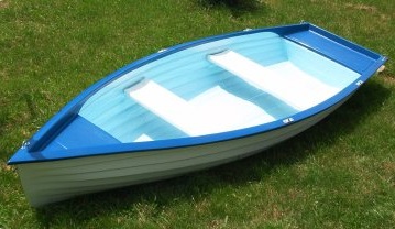 AQUA SYBB Rybársky čln HCS-04 Bp2 s dvomi ľavičkami - 390 cm