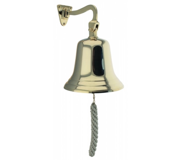 Lodný zvon s nástenným držiakom - 25 cm