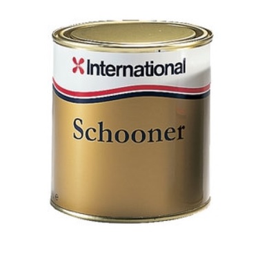 INTERNATIONAL SCHOONER  Jednozložkový lak na drevo, Číry oranž. 