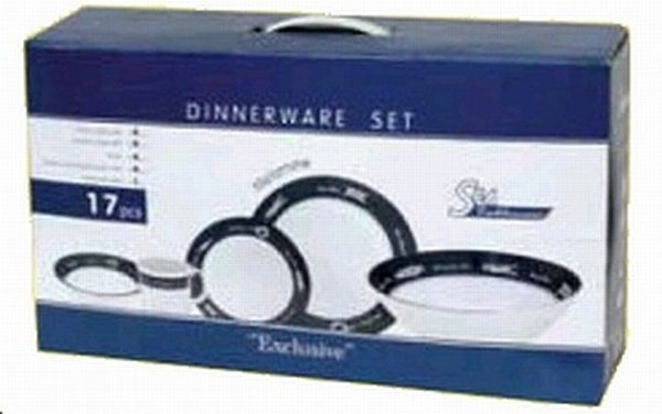 Súprava nerozbitného riadu Sea Tableware exclusive - 17 ks