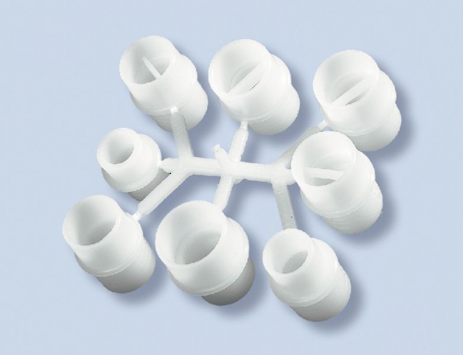 SCOPREGA Sada náhradných adaptérov pre elektrické BRAVO pumpy - farba biela