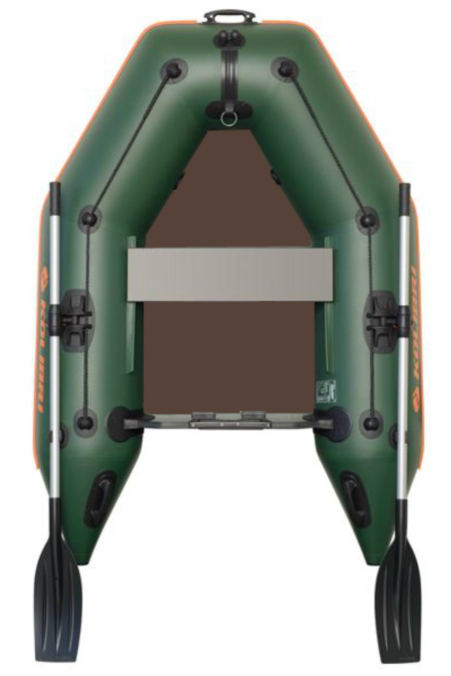 KOLIBRI KM-200P nafukovací čln s pevnou skladacou podlahou - zelený