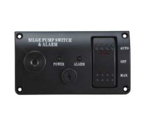 Spínač bilge pumpy s alarmom a bypass funkciou