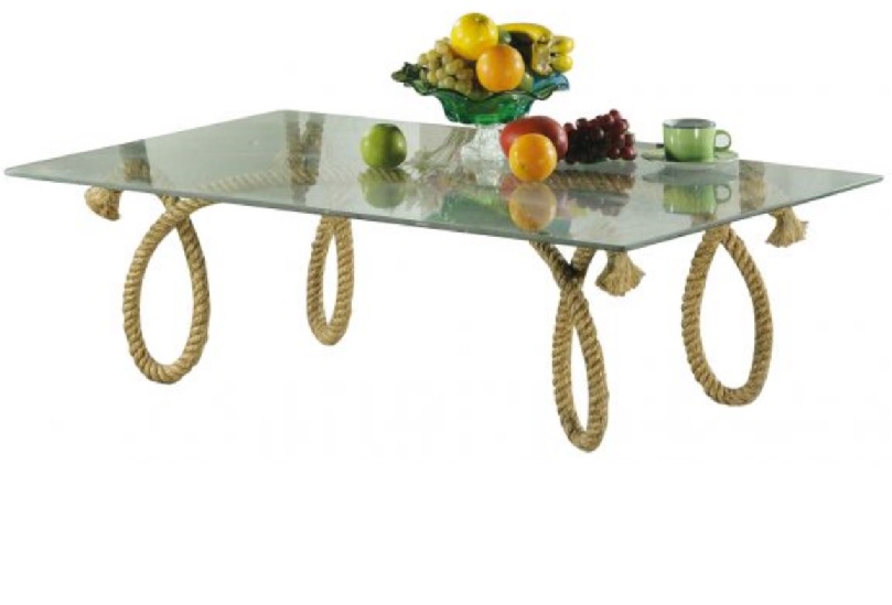Stôl so sklenenou doskou obdĺžnik