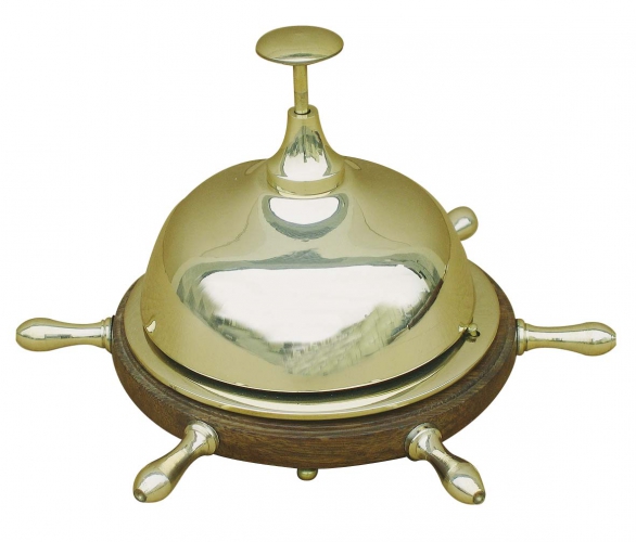 Stolový zvonček - lodné kormidlo 14 cm