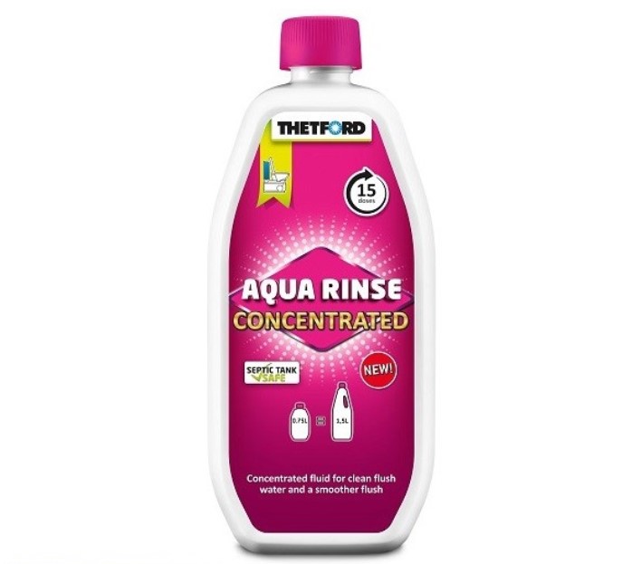 THETFORD AQUA RINSE koncentrát pre nádrž so splachovacou vodou 750 ml