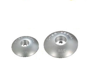 Tanierová anóda na kormidlovú plutvu