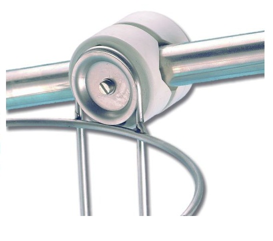 Univerzálny adaptér pre montáž koša na zábradlie ø 22-30mm