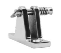 Vidlička koncovky pre bimini 90° s kolíkom, nerez