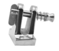 Vidlička koncovky pre bimini 10° s kolíkom, nerez