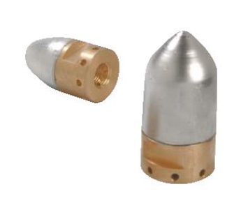 Vlnová anóda  s vnútorným  závitom -zinková